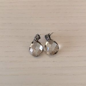 Swarovski grey earrings